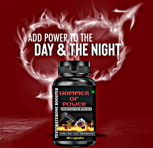 Ramoshdhee Hammer of power Capsule | Boosts Stamina In 2 Week | Immunity,Improve Strength | 60 Capsule