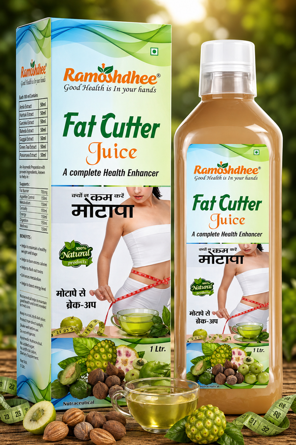 Ramoshdhee Fat Cutter Juice | Naturally Weight Management | Helps Boost Metabolism (1 L)