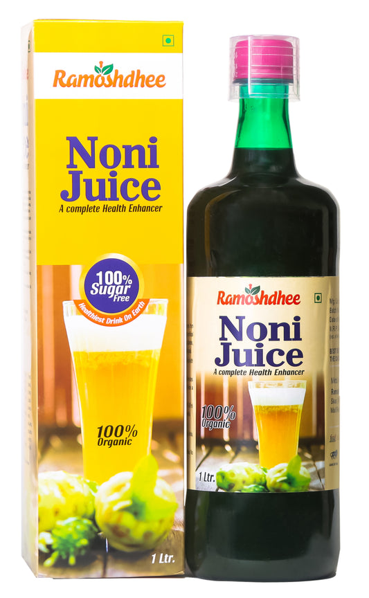 Ramoshdhee Organic Noni Juice -Rich in Antioxidants, Boosts Energy, Builds Immunity | 1Ltr