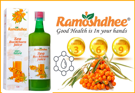Ramoshdhee Sea Buckthorn Juice For Immunity Booster Health Supplement Juice (Super Anti-oxidants) | 1Ltr