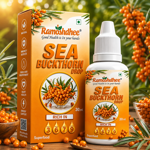 Sea Buckthorn Drop | Healthy Heart Skin Immunity Booster Multivitamin | Rare Omega 3 6 7 9