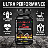 Ramoshdhee Hammer of power Capsule | Boosts Stamina In 2 Week | Immunity,Improve Strength | 60 Capsule