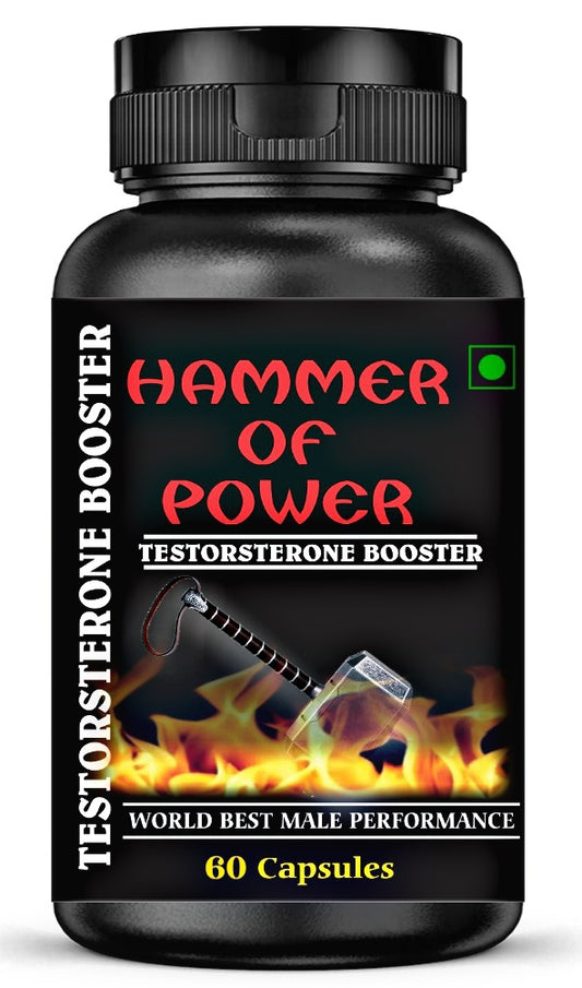 Ramoshdhee Hammer of power Capsule Strength Stamina Power Performance Energy | Boosts Stamina In 2 Week | 60 Capsule