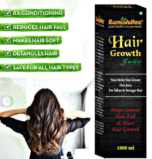 Ramoshdhee Hair Growth Juice | For Hair Growth & Hair Fall Control | 1Ltr