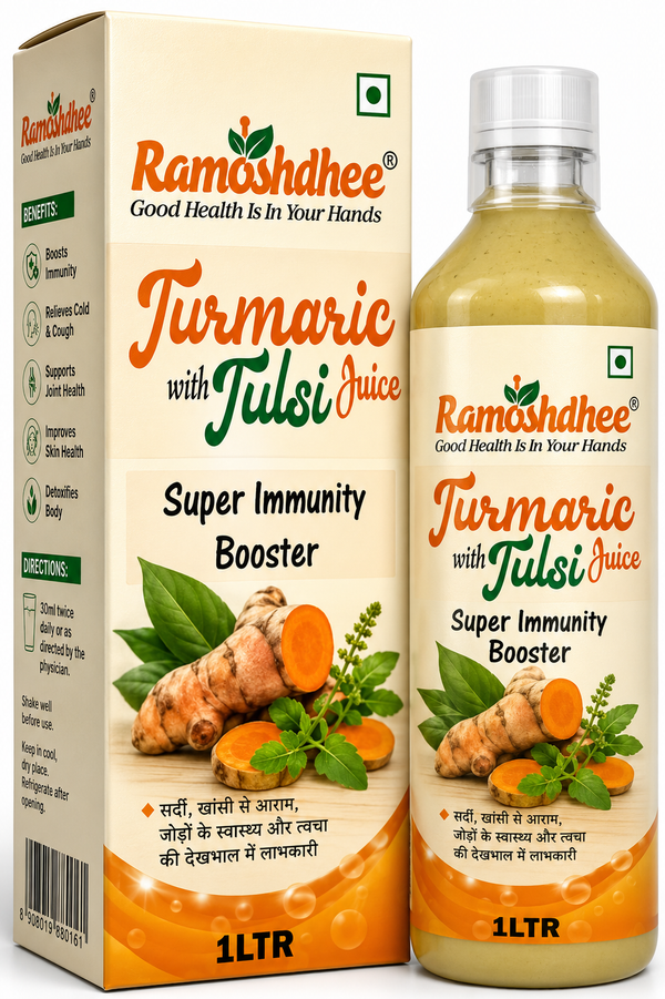 Turmaric With Tulsi Juice