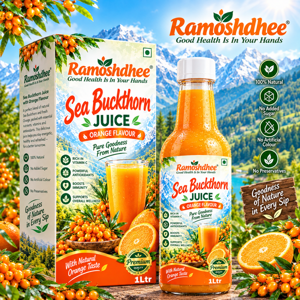 Sea Buckthorn Juice | Healthy Heart Skin Immunity Booster Rare Omega 3 6 7 9 Multivitamin