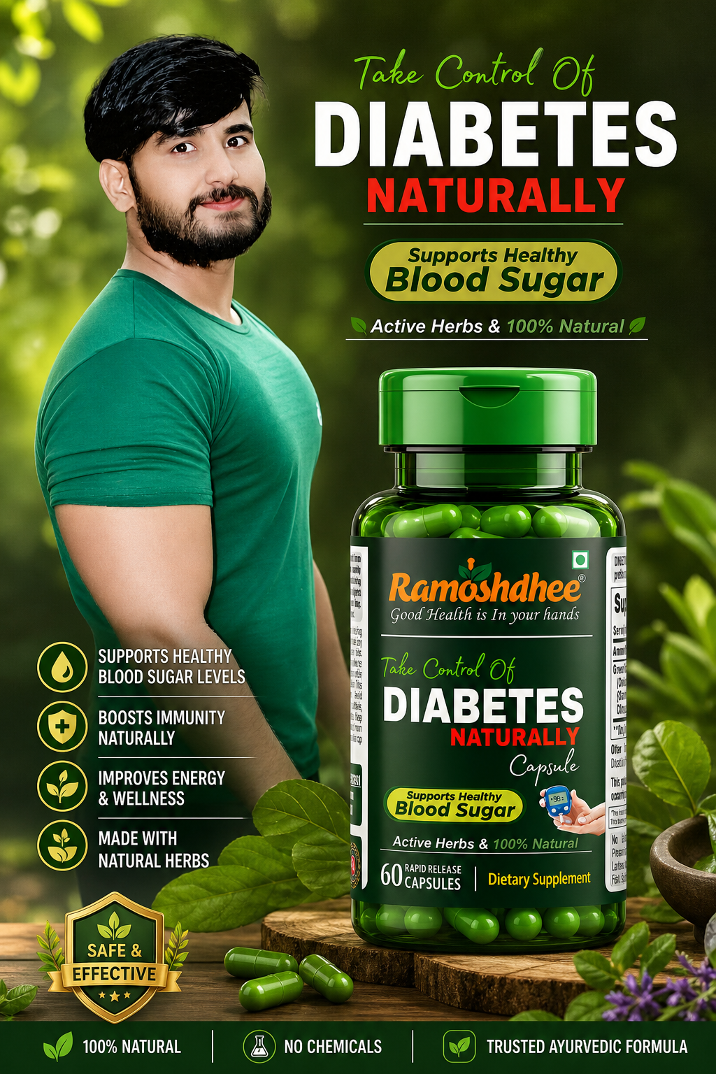 Diabetes Care Naturally Capsule | Control Blood Sugar In 7 Days | Diabetic Care