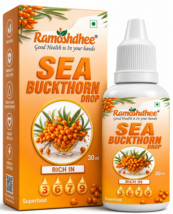 Sea Buckthorn Drop | Healthy Heart Skin Immunity Booster Multivitamin | Rare Omega 3 6 7 9