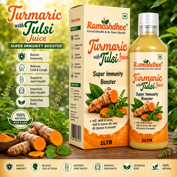 Turmaric With Tulsi Juice