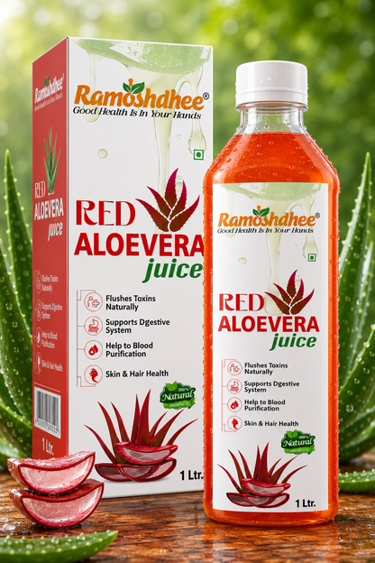 Red Aloe Juice | Immunity Booster Skin Care Body Detox Healthy Juice