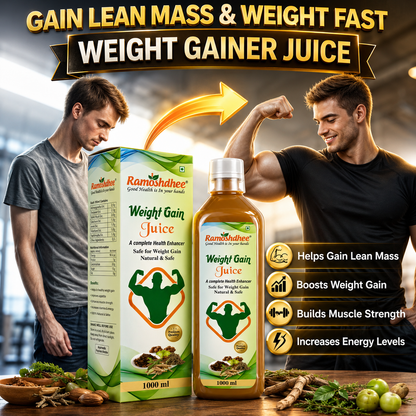 Ramoshdhee Weight Gain Juice | Fast Weight Gain Juice 1Ltr (1000 ml)