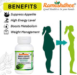 Ramoshdhee Green Coffee Bean Extract with Piperine Cap Fat Burner 800MG - 60 Capsule