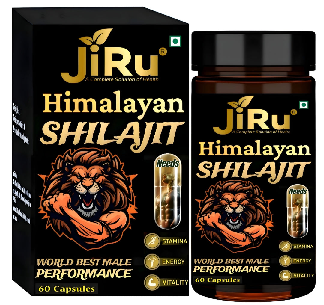Himalayan Shilajit Gold 60 Capsules|Bost Stemina In 2 Days|Enhance Strength & Immunity
