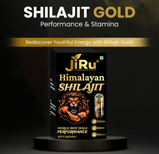 Himalayan Shilajit Gold 60 Capsules|Bost Stemina In 2 Days|Enhance Strength & Immunity