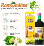Ramoshdhee Organic Noni Juice -Rich in Antioxidants, Boosts Energy, Builds Immunity   | 1Ltr