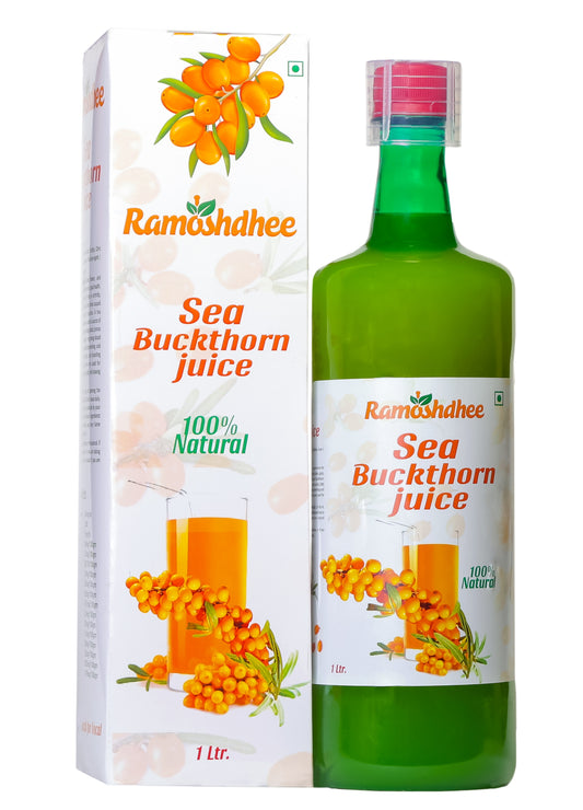 Ramoshdhee Sea Buckthorn Juice For Immunity Booster Health Supplement Juice (Super Anti-oxidants) | 1Ltr