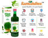 Ramoshdhee Wheatgrass Juice | Detoxifier for Healthy Liver | Cleanse the Digestive System, and Purify Blood, 1Ltr