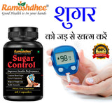 Ramoshdhee Sugar Control capsule | Helpful in Diabetes, Skin Care, Blood Purifier | 60 Capsules
