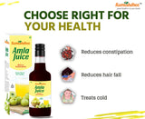 Ramoshdhee Organic Amla Juice - Rich Source of Vitamin C and Natural Immunity Booster | 1Ltr