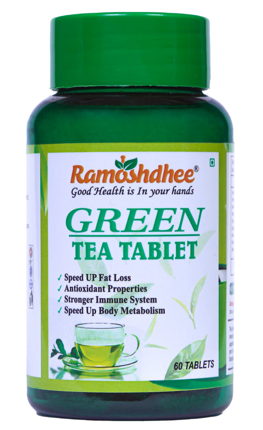 Ramoshdhee Green Tea for Weight Management | 60 Tablet  (60 Tablets)