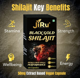 Himalayan Shilajit Gold 60 Capsules|Bost Stemina In 2 Days|Enhance Strength & Immunity