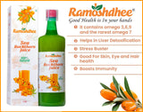 Ramoshdhee Sea Buckthorn Juice For Immunity Booster Health Supplement Juice (Super Anti-oxidants) | 1Ltr