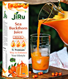 JiRu Sea Buckthorn Pulp Juice | Immunity Booster | Natural Source of Vitamin A, B, C, E, K, Omega 3, 6, 7, 9 and Antioxidant | Skin Care & Body Detox,Premium Lifestyle Drink