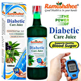 Ramoshdhee Diabetic Care Juice | Blend of 16 herbs to manage sugar levels | Clinically Proven Diabetes Care | Support Blood Sugar Level and Lower Bad Cholesterol |1Ltr