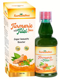 Ramoshdhee Organic Turmeric (Haldi ) or Tulsi Juice|Relieves Pains | Anti-Inflammatory | 500ml